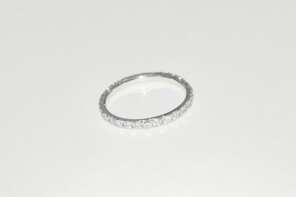 Diamond studded ring alliance