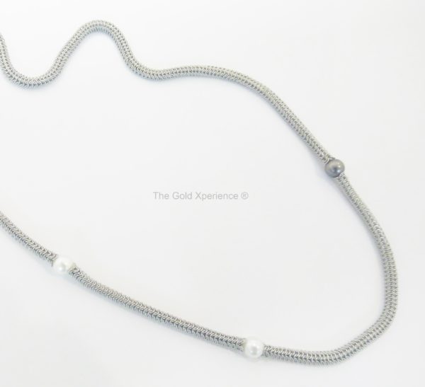 GDX Queen Platinum pearl necklace