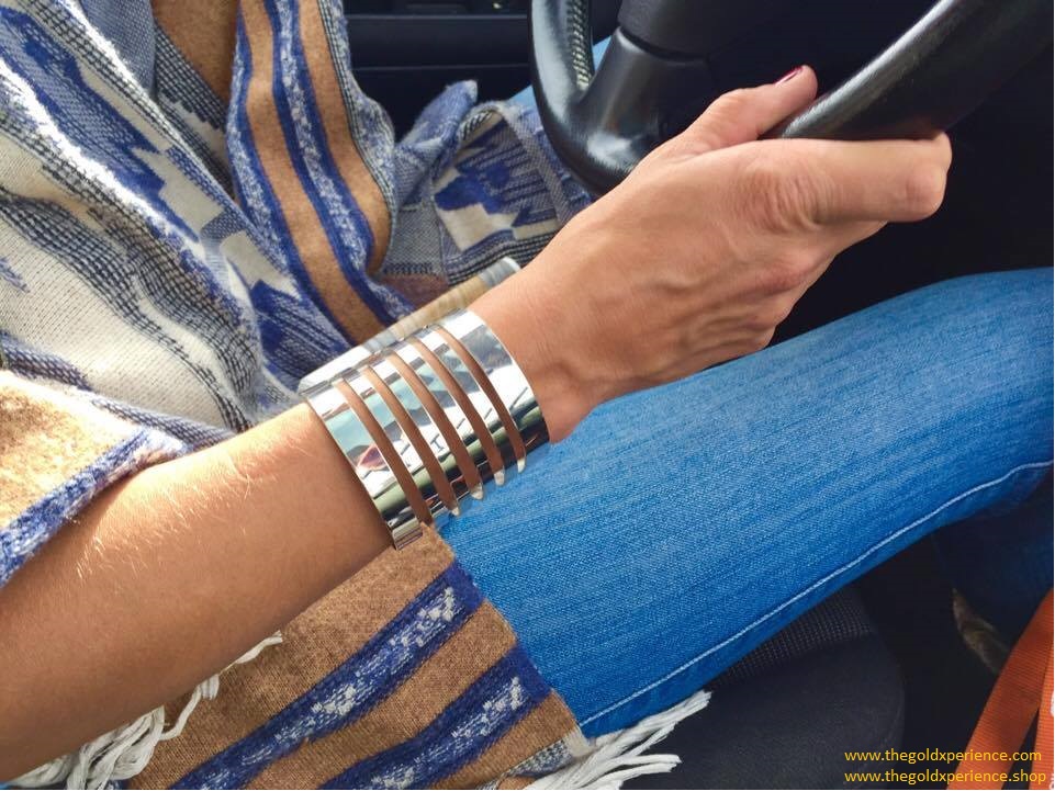 Bracelet Silver Stripes