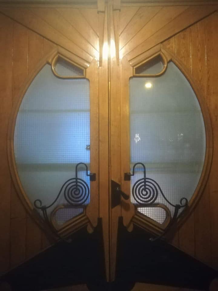 Portiek deur Amsterdam Art Deco