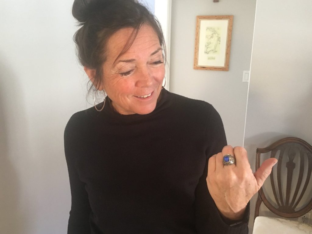 Lost silver love ring returned to owner