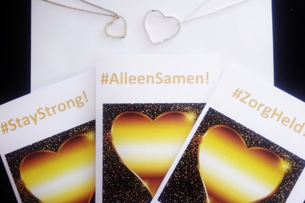 Postal card StayStrong OnlySamen Care Hero