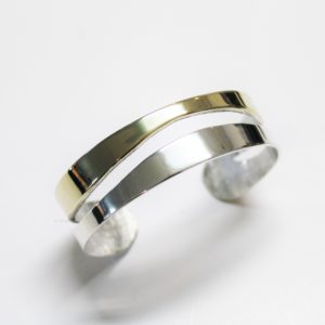 Klemarmband spangarmband goud zilver