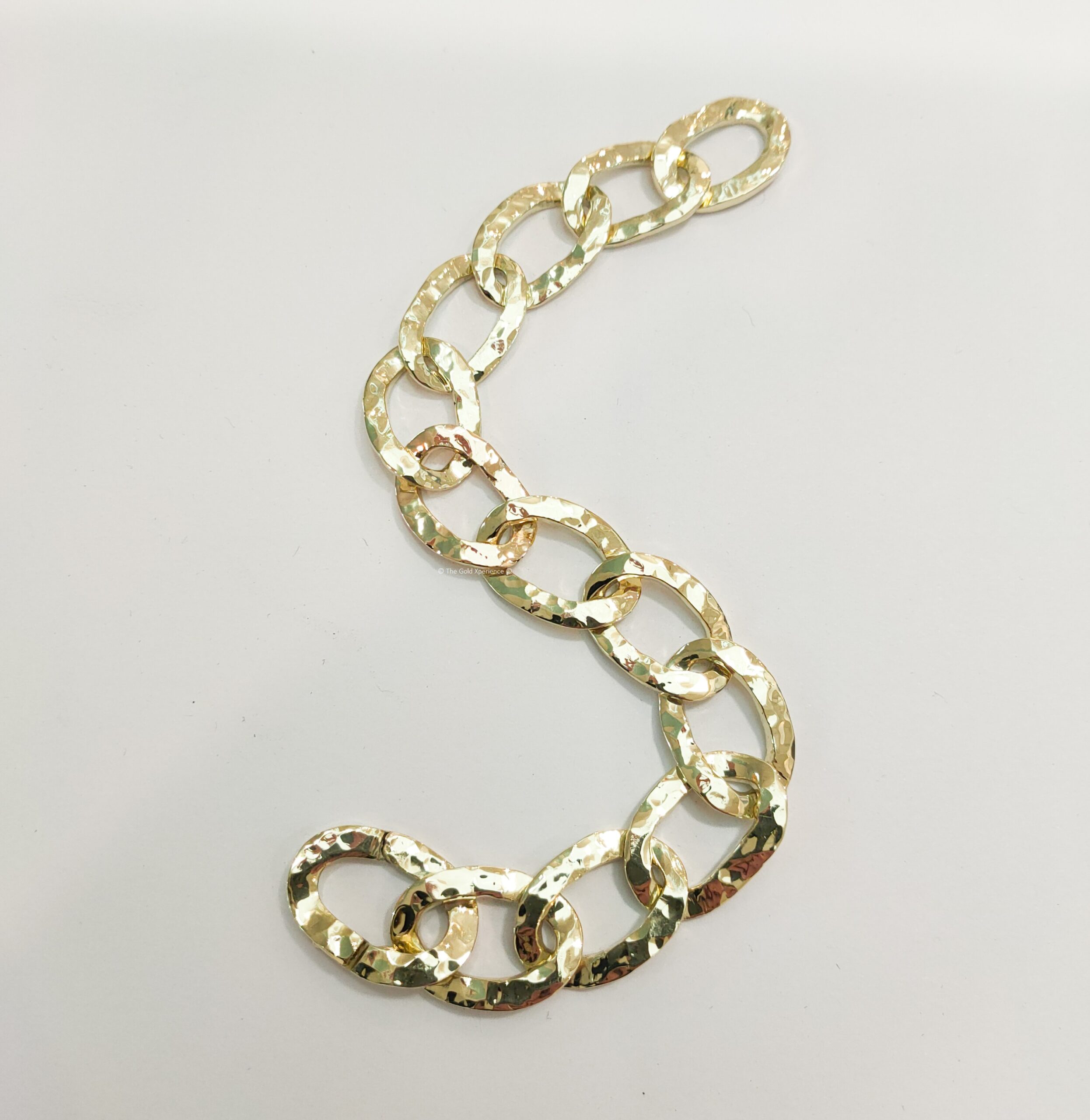 Gold link bracelet