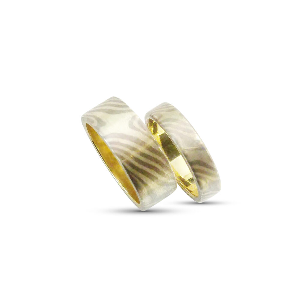 Trouwring Mokume Gane