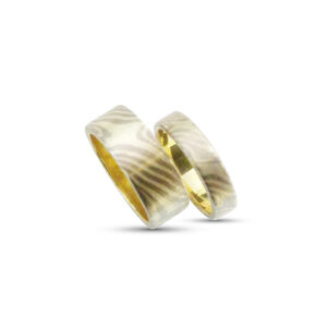 Trouwring Mokume Gane