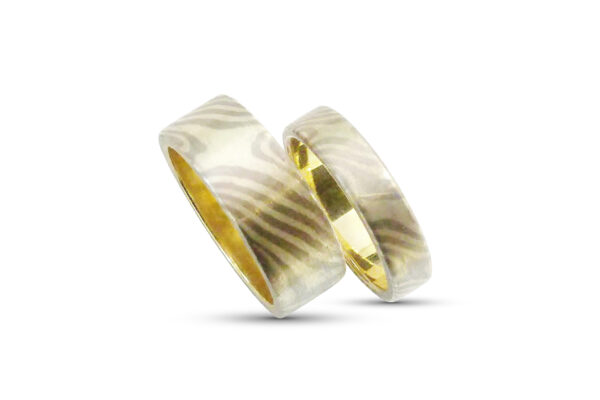 Trouwring Mokume Gane