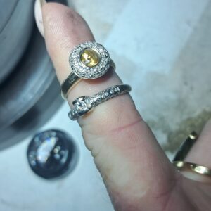 sieraad repareren nieuwe diamantjes